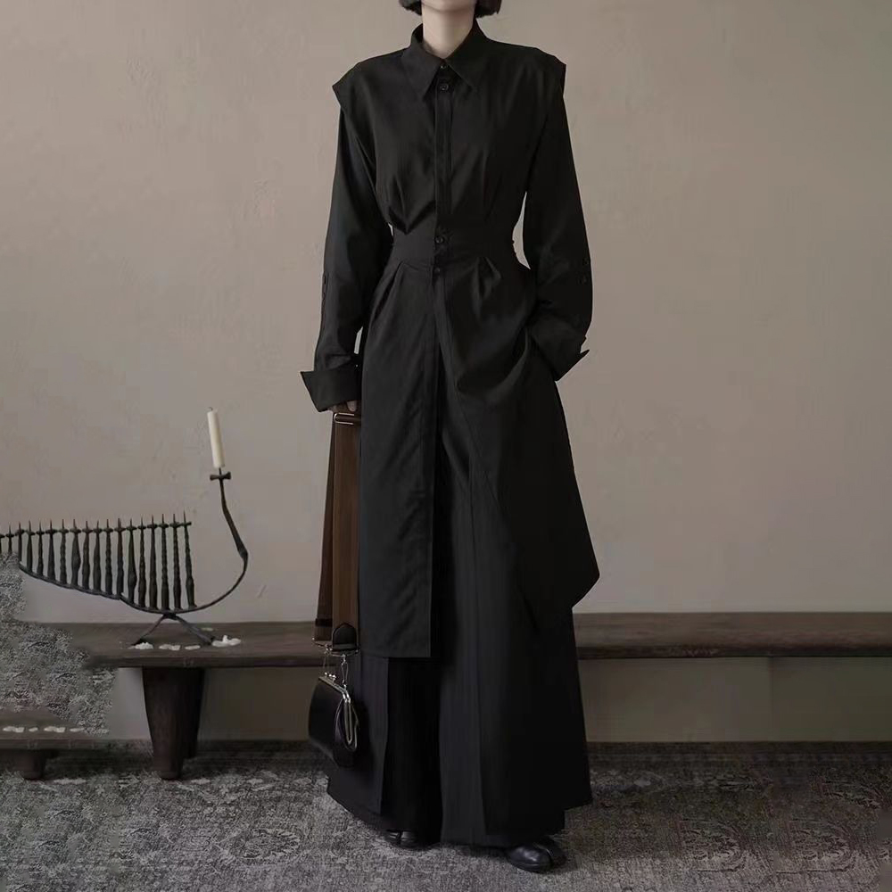 Street Fashion In Chinese - ผู้ชายจีนสีทึบชุดยาวRetroแฟชั่นแนวโน้มStreetหลวมสบายๆBreathable Niche 2025 ฤดูร้อนผู้ชายใหม่ชุด