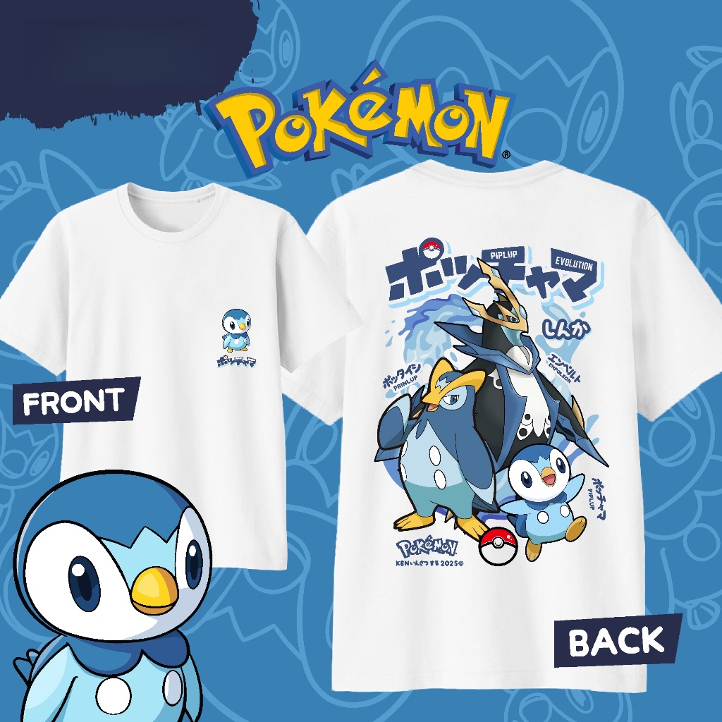Street Fashion Anime - อะนิเมะโปเกมอน พิปลุป อีโวลูชั่นเสื้อยืดผ้าฝ้ายพิมพ์ลายฤดูร้อนชายและหญิงฮาราจูกุเสื้อผ้าแฟชั่นเสื้อยืดแนวสตรีทลำลอง