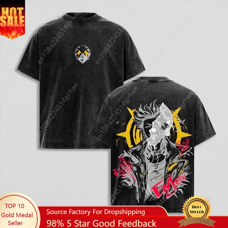 Street Fashion Anime - เสื้อยืดลายอนิเมะวินเทจ Gachiakuta เสื้อยืดสำหรับคนรักอนิเมะ ของขวัญ เสื้อยืดพิมพ์ลายกราฟิก เสื้อยืดโอเวอร์ไซส์