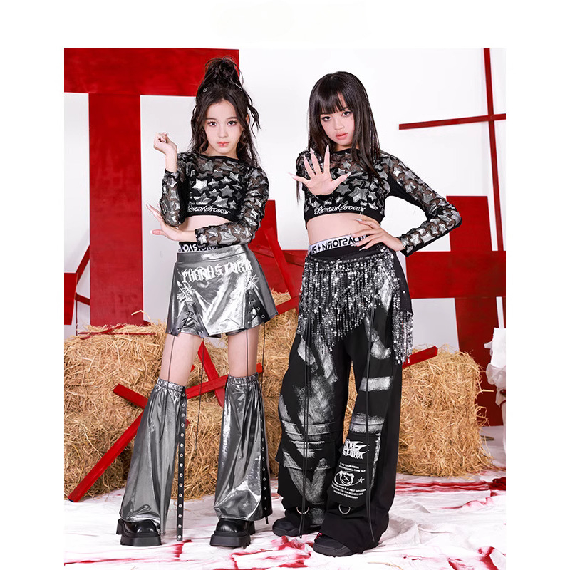 ชุดเต้นแจ๊สเคป๊อปสำหรับสาวๆ สไ - Street Fashion Outfit Girl บทวิจารณ์และราคา