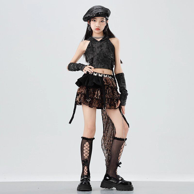 ชุดการแสดงแจ๊สสำหรับเด็กผู้หญิ - Street Fashion Outfit Girl บทวิจารณ์และราคา