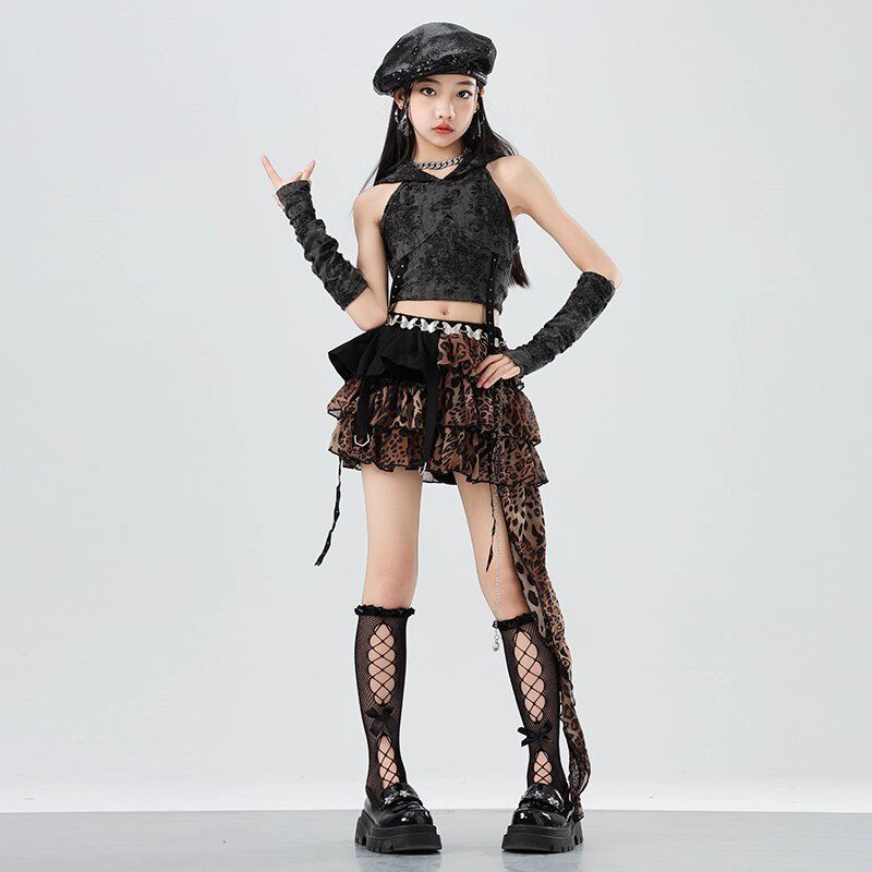 ชุดการแสดงแจ๊สสำหรับเด็กผู้หญิ - Street Fashion Outfit Girl บทวิจารณ์และราคา