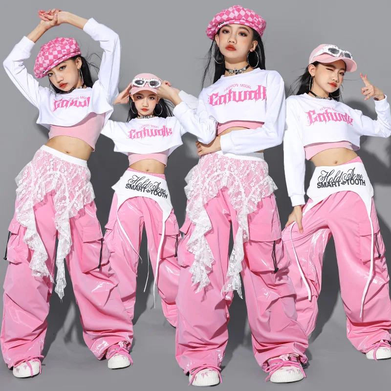 ชุดเต้นแจ๊สเคป๊อปใหม่สำหรับเด็ - Street Fashion Outfit Girl บทวิจารณ์และราคา