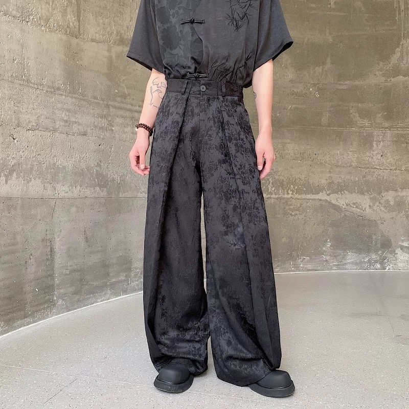 กางเกงขายาวทรงจีนสำหรับผู้ชาย  - Street Fashion In Chinese บทวิจารณ์และราคา