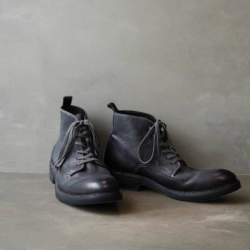 รองเท้าบูทสั้นผู้ชายสไตล์อเมริ - Street Fashion American บทวิจารณ์และราคา