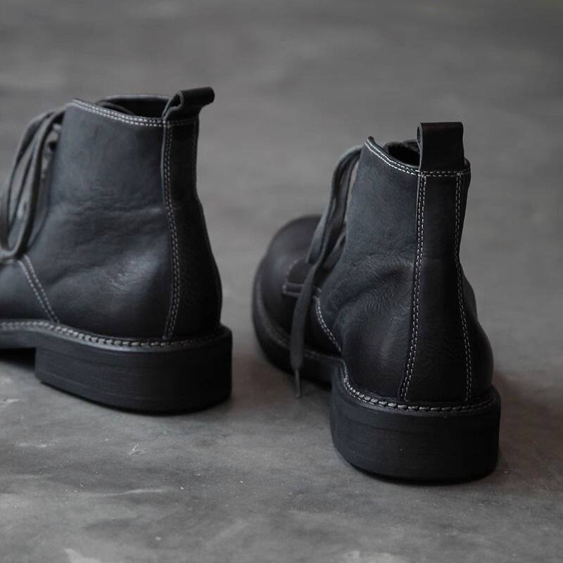 รองเท้าบูทสั้นผู้ชายสไตล์อเมริ - Street Fashion American บทวิจารณ์และราคา