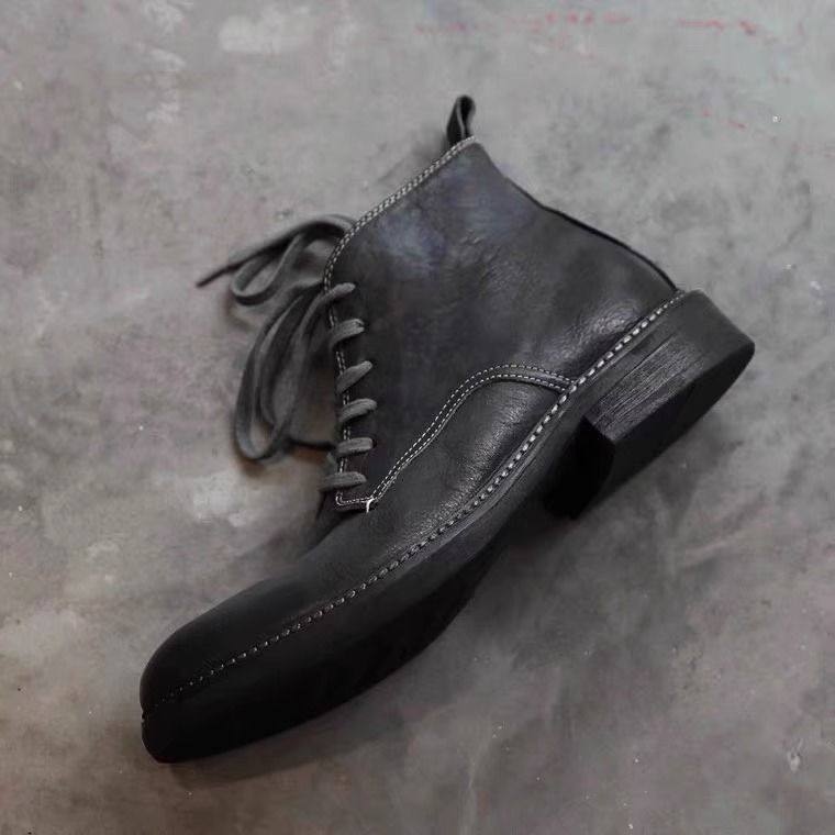 รองเท้าบูทสั้นผู้ชายสไตล์อเมริ - Street Fashion American บทวิจารณ์และราคา
