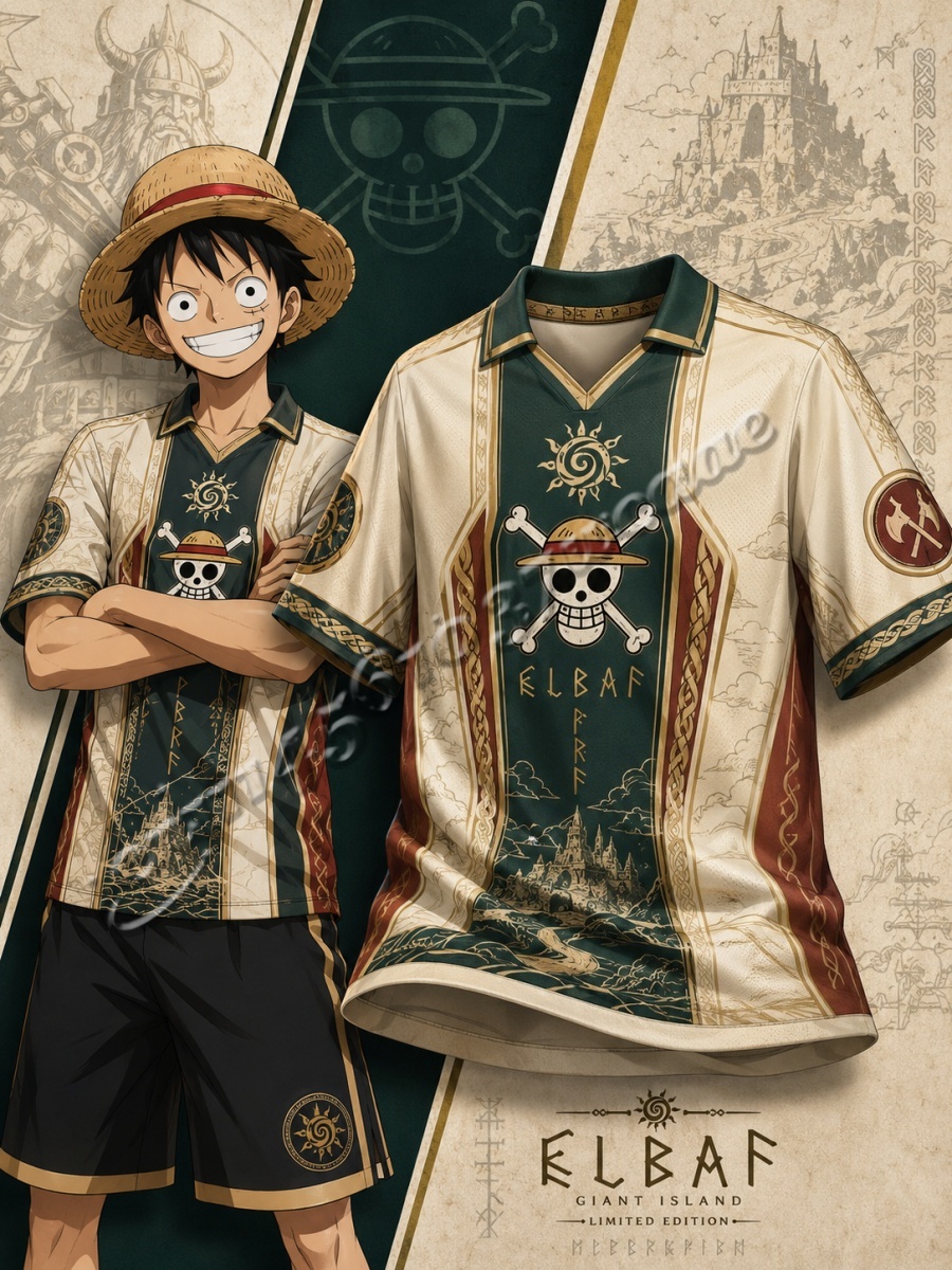 เสื้อฟุตบอลคอปกซีรีส์วันพีซลูฟ - Street Fashion Anime บทวิจารณ์และราคา