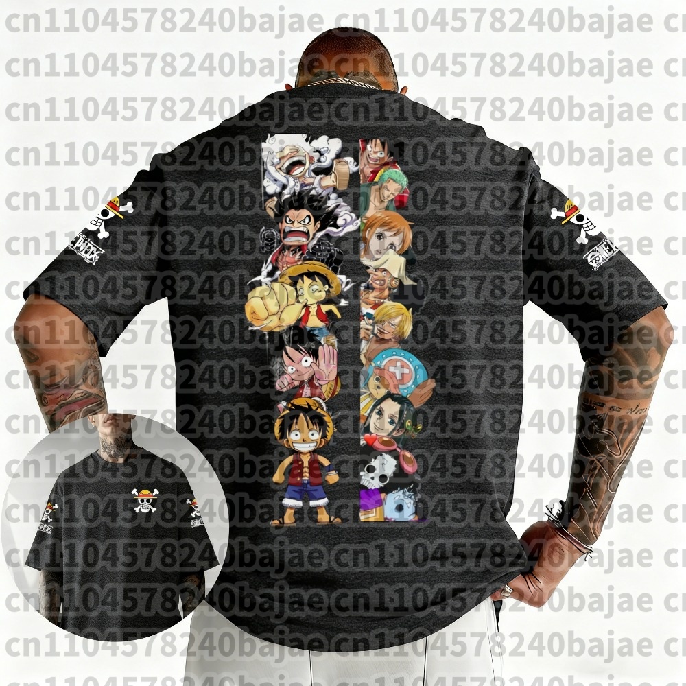 เสื้อยืดพิมพ์ลายอนิเมะไซส์ใหญ่ - Street Fashion Anime บทวิจารณ์และราคา