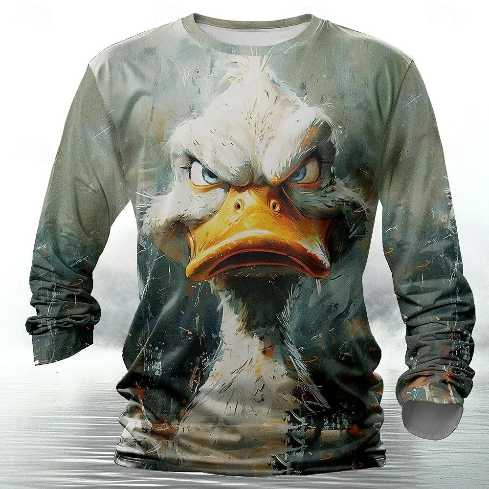 เสื้อยืดผู้ชายลายสัตว์ 3 มิติส - Street Fashion China บทวิจารณ์และราคา