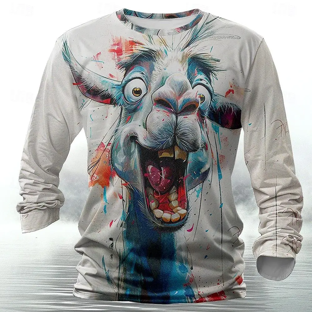 เสื้อยืดผู้ชายลายสัตว์ 3 มิติส - Street Fashion China บทวิจารณ์และราคา