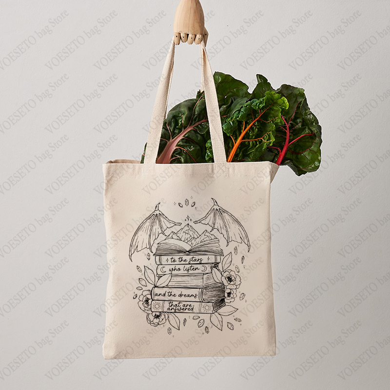 SJM Night Court Luxury Tote Ba - Tote Bag Canvas Print บทวิจารณ์และราคา