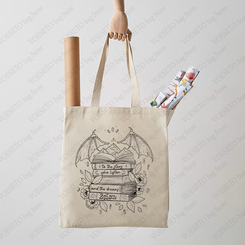 SJM Night Court Luxury Tote Ba - Tote Bag Canvas Print บทวิจารณ์และราคา