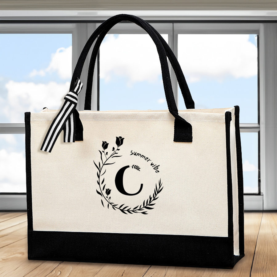 กระเป๋าโท้ตพิมพ์ลายตัวอักษรหนั - Tote Bag Canvas Print บทวิจารณ์และราคา