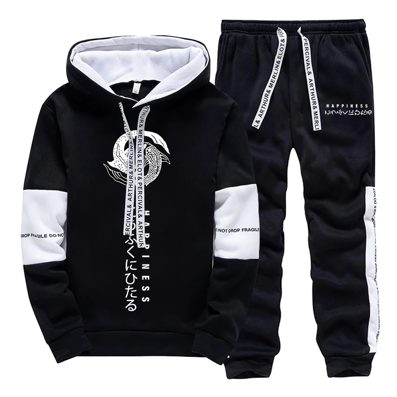 ชุดวอร์มแฟชั่นผู้ชายลายพิมพ์ เ - Street Fashion China บทวิจารณ์และราคา