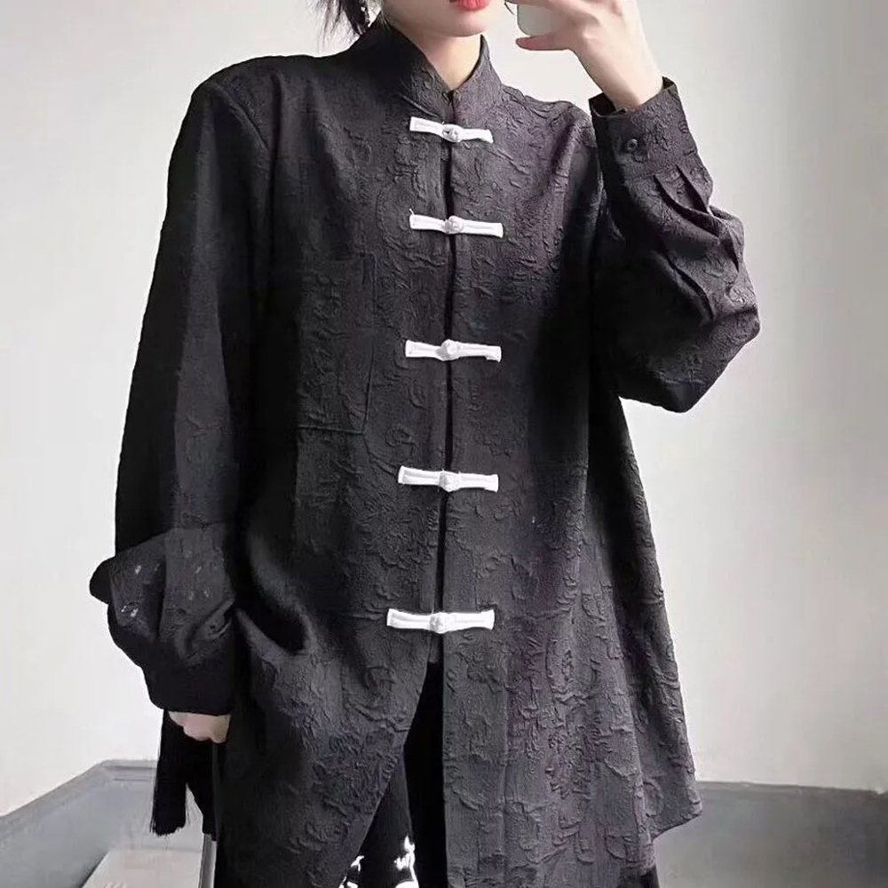 เสื้อเชิ้ตสีพื้นแบบยูนิเซ็กส์ใ - Street Fashion In Chinese บทวิจารณ์และราคา