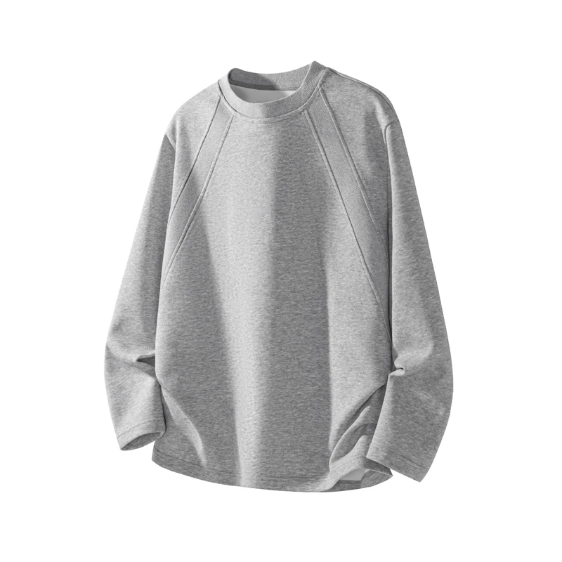 เสื้อยืดแขนยาวคอกลมทรงโอเวอร์ไ - Street Fashion China บทวิจารณ์และราคา