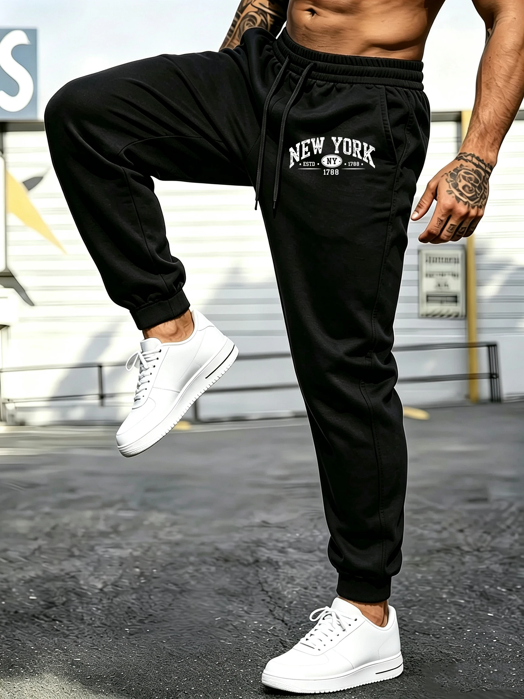 กางเกงจ็อกกิ้งผู้ชาย สไตล์นิวย - Street Style New York Fashion บทวิจารณ์และราคา