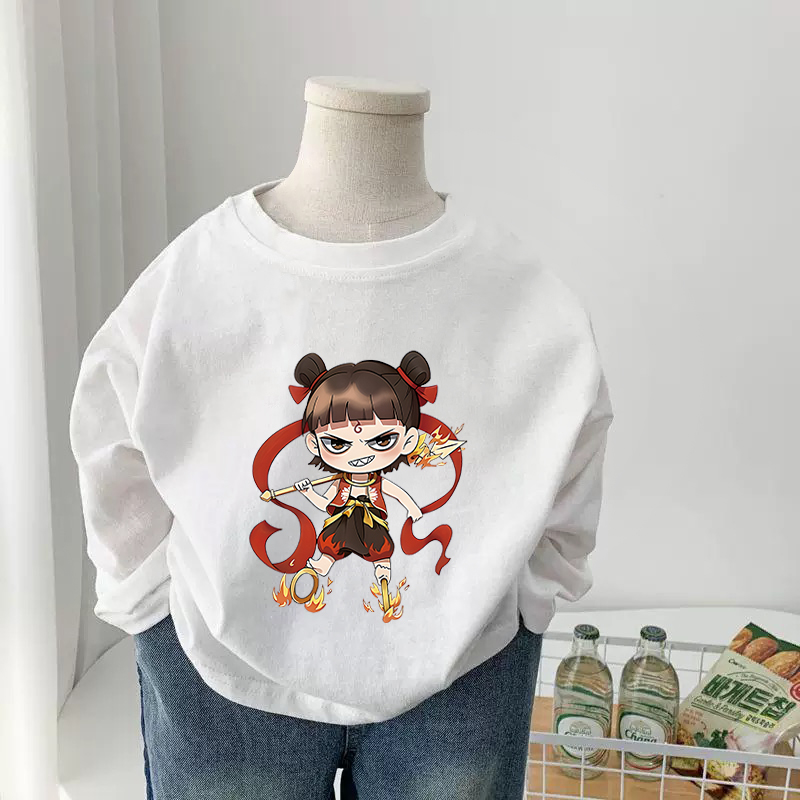 แฟชั่นอะนิเมะพิมพ์เสื้อแขนยาว  - Street Fashion Anime บทวิจารณ์และราคา