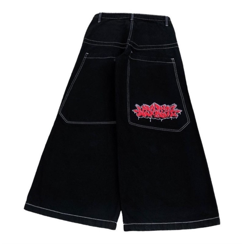กางเกงยีนส์ทรงหลวมสไตล์ฮิปฮอปอ - Street Fashion American บทวิจารณ์และราคา