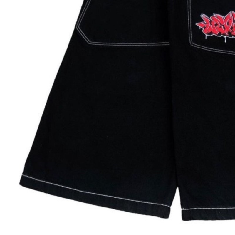 กางเกงยีนส์ทรงหลวมสไตล์ฮิปฮอปอ - Street Fashion American บทวิจารณ์และราคา