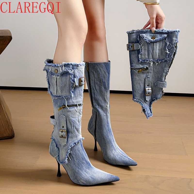 รองเท้าบูทผู้หญิงสำหรับฤดูใบไม - Street Fashion Look บทวิจารณ์และราคา
