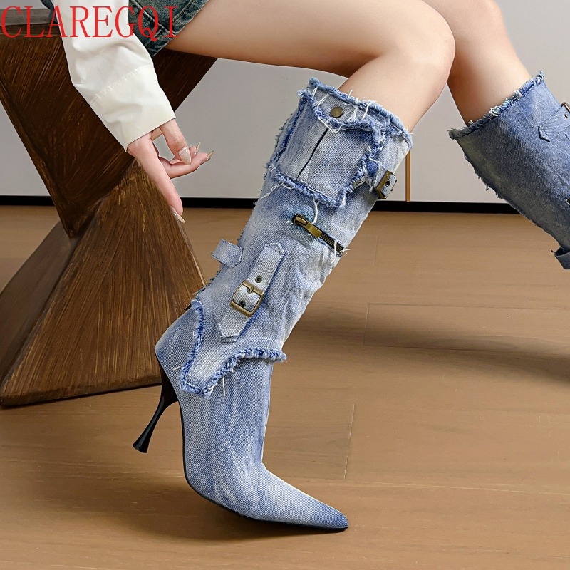 รองเท้าบูทผู้หญิงสำหรับฤดูใบไม - Street Fashion Look บทวิจารณ์และราคา